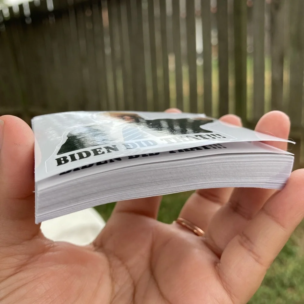 Biden did that!! 50pc stickers